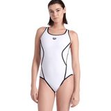 Arena 006643150 Profile Swimsuitalyv Back Beyaz Kadın Yüzücü Mayosu