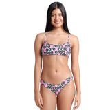 Arena 007081115 Logotype Bandeau Beyaz Kadın Yüzücü Bikini