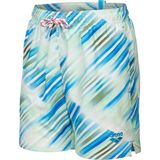 Arena 007186631 Yeşil Water Prints Beach Çocuk Deniz Şortu