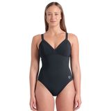 Arena 008119550 Siyah Lara Soft Curve Back Kadın Yüzücü Mayosu