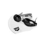 Arena 9242255 Pool Set Unisex Gri Yüzücü Bone ve Gözlük Seti