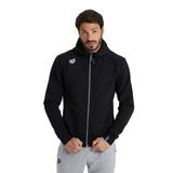 ARENA Erkek Team Unisex Kapüşonlu Ceket Panel Kapüşonlu Sweatshirt, Siyah, S