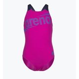 Arena G Bold Swimsuit V Back Mavi Kız Çocuk Yüzücü Mayosu 011755970