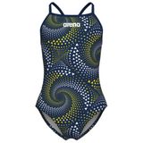 Arena G Fireflow Swimsuit Lighttdrop Back Çok Renkli Kız Çocuk Mayosu 010406100