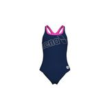 ARENA Girl'S Logo Swimsuit Swim Pro Kız Çocuk Mayo,Lacivert 12-13 Yaş