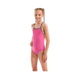 Arena Girl's Solid Swimsuit Kız Çocuk Yüzücü Mayo Pembe 011033900