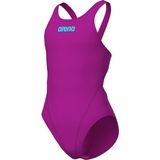 Arena Girl's Team Swim Tech Solid Çocuk Pembe Yüzücü Mayo 004764905