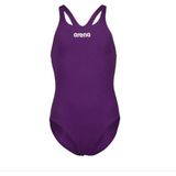 Arena Girls Team Swimsuit Swim Pro Solid Çocuk Yüzücü Mayosu 004762911 Mor