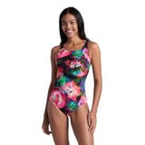 ARENA Kadın Standart Performans Roseland Swim Pro Back Mayo, Siyah/Çoklu, 152