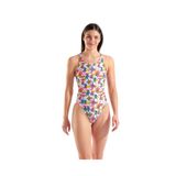 ARENA Kadın Tek Parça Yüzücü Mayosu, Desert Swimsuit Swim Tech Back, Çok Renkli, 32 Beden