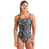 Arena Picture Swimsuit Super Fly Back Kadın Çok Renkli Yüzücü Mayo 010716650