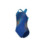 Arena Pinwheel Swimsuit V Back Çocuk Mavi Yüzücü Mayo 011752773