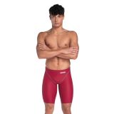 ARENA POWERSKIN ST Next Erkek Yüzme Jammers- Yarış ve Antrenman Atletik Dayanıklılık Mayosu, Sporcular için Yüzme Yarışı Kıyafeti, Koyu Kırmızı, 140