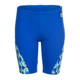 ARENA Print Swim Jammer Erkek Çocuk Jammer Mayo,Neon Blue Yellow 14-15 Yaş