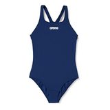 arena Solid Swim Pro Takım Kız Çocuk Tek Parça Mayo, Hızlı Kuruyan Mayo, MaxLife Eco Arena Kumaşı Spor Mayosu, Maksimum Klor Direnci ve UV Korumalı UPF 50+