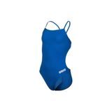 ARENA Team Swimsuit Challenge Solid Çocuk Mavi Yüzücü Mayosu