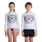 arena Unisex Jr Döküntü Yelek L/S Grafik Döküntü Koruyucu Gömlek Erkek Çocuk