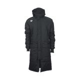 Arena Unisex yetişkin takımı yüzmek Parka katı polar sıcak kış ceket su geçirmez uzun ceket kadınlar ve erkekler için soğuk hava Anorak