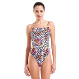 Arena Water Prints Swimsuit Kadın Çok Renkli Yüzücü Mayo 009398150