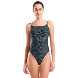 Arena Water Prints Swimsuit Kadın Siyah Yüzücü Mayo 009398506