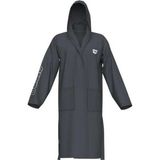 Arena Zeal Robe/asphalt-Whıte Yetişkin Bornozu - Gri