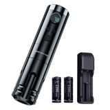 Arenahawk Dövme makinesi seti kablosuz dövme kalemi makinesi pil döner makine kiti 4 mm stroke 2 adet pilli... (4,0 mm stroke)