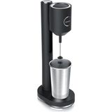 Arendo Elektrikli Protein Shaker 500ML Paslanmaz Çelik Hazne, Gs Sertifikalı, Fitness Blender - Gri