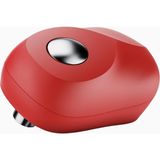 Arendo One Touch Elektrikli Konserve Açacağı, Otomatik 360° Dönüş, Keskin Kenarsız Açılma - Kırmızı