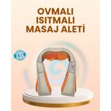 Arenes Ovmalı Isıtmalı Masaj Aleti Boyun Omuz Bel ve Ayak Için Rahatlatıcı Etki ( Lisinya )