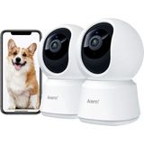 ARENTI 5 ghz WiFi Güvenlik Kamerası İç Mekan 4MP 2PC