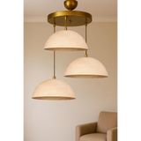 Areon Handmade Karbon Beton Avize | Salon Avize Modelleri | E27 3’lü Sarkıt | Modern Tasarım: