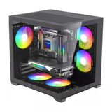 Ares Akvaryum 5 Adet Tuştan Değişen Rgb Fanlı 500W 80Plus Power Supply M-Atx Gaming Bilgisayar K