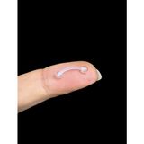 Ares Collection Bioplast 1 Adet Şeffaf Esnek Kaş Rook Uyumlu Silikon Piercing