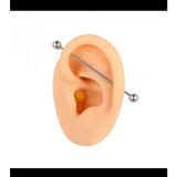 Ares Collection G23 Titanium Klasik Basıc İndustrial Köprü Piercing