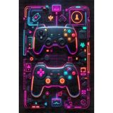 Ares Kadife Oyuncu Odası Halısı Kaymaz Pamuk Tabanlı Yıkanabilir Antibakteriyel Gamer, Gaming Halısı 160X230 - 374-Yeşil