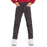 ares kids Erkek Ribana Bel Canvas Okul Pantolonu