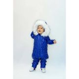 Ares Kids Fashion Suya Dayanıklı Kar Tulumu Bebekler ve Çocuklar Için - Koyu Mavi - 1 Yaş