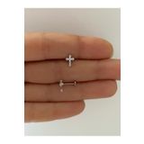 Arescollection Cerrahi Çelik arkası düz önden takmal Conch Helix kıkırdak Lobe Uyumlu Piercing Küpe