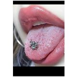 Arescollection Cerrahi Çelik Dil Piercingi
