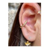 Arescollection Cerrahi Çelik Gold Renk Conch Piercingi
