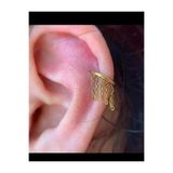 Arescollection G23 TİTANİUM ( TİTANYUM ) 1 ADET HELİX LOBE CONCH UYUMLU MENTEŞELİ HALKA PİERCİNG