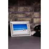 ARESTE 40 LIK 21X30 BEYAZ FOTOĞRAF RESİM ÇERÇEVESİ FOTOĞRAF RESİM ALBÜMÜ GÜMÜŞ İŞLEMELİ