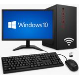 Arestech Intel I5 3340 8 GB Ram 128 GB SSD Wifi Klvaye Mouse 19 Inc Win 10 Set Masaüstü Ofis Bilgisayarı - Siyah - 19 inç LCD Monitör