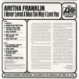 Aretha Franklin- I Never Loved A Man The Way I Love You - Plak