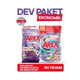 AREX "büyük Ekonomi Paketi ; Toz Çamaşır Deterjanı, Color&White 9KG + Sık Yıkananlar 9KG