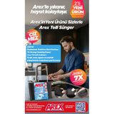 AREX İnox Sihirli Paslanmaz Telli Bulaşık Süngeri (2 Adet)
