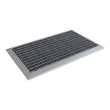 Arfen Halı Üst Yüzeyli Alüminyum Gri Paspas 50 x 80 cm
