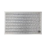 Arfen Halı Üst Yüzeyli Alüminyum Ince Seri Gri Paspas 50 x 80 cm