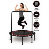 Arfseb 250 KG Kapasiteli Katlanabilir Fitness Trambolin- Denge Kolu ve Vakum Ayaklı