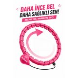 Arfseb Akıllı Hula Hoop Çemberi Ayarlanabilir Ağırlıklı Spor Çemberi Bel Egzersiz Fitness Halkası